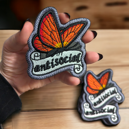 Antisocial Butterfly Patch